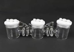 H Type Membrane Electrolytic Cell(3-port)